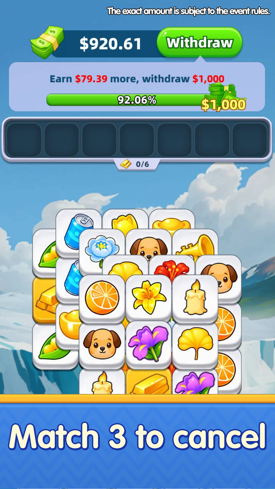 Tile Match Relax gameplay on phone