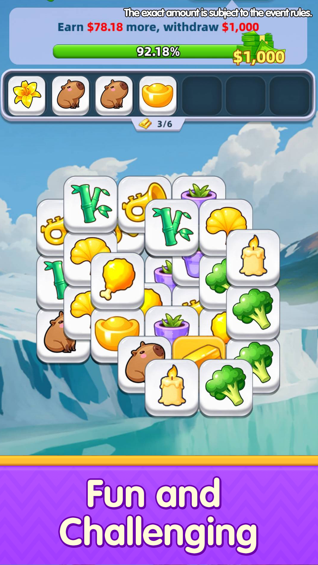 Tile Match Relax in-game screen