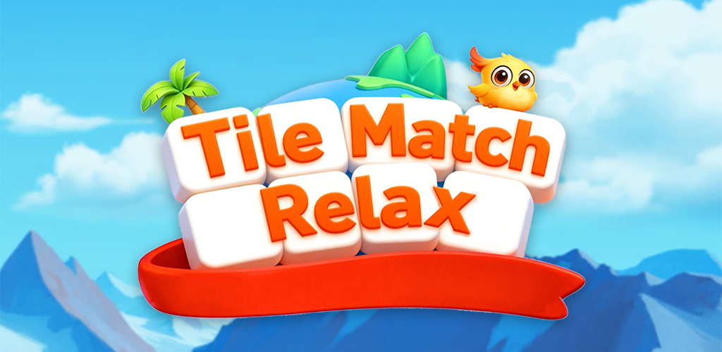 Tile Match Relax — tropical tile puzzle key art